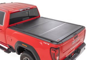 GMC Sierra 3500 HD Hard Low Profile Bed Cover - Rough Country - Tri-Fold - '20-'24
